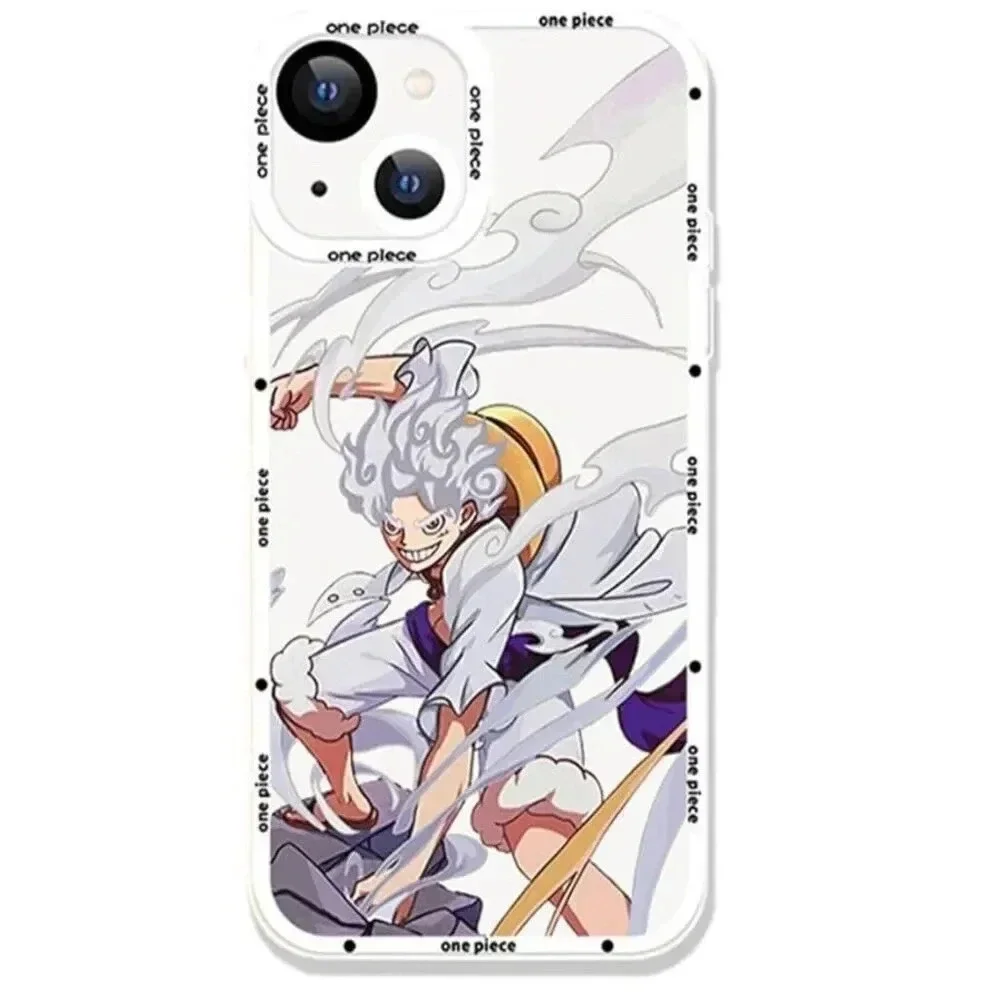 Monkey D. Luffy One Piece Transparent Phone Case for‎ Apple iPhone 13 Clear 6.1
